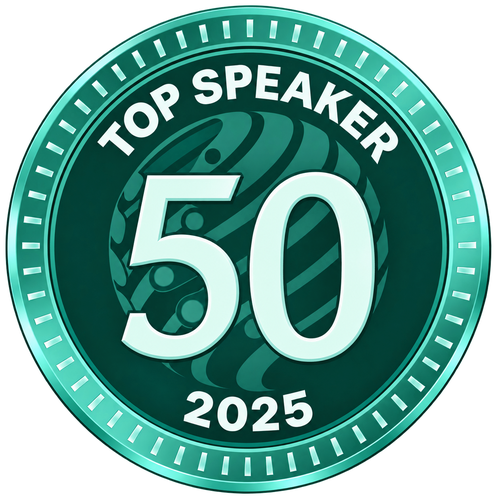 Top 50 Speaker Award (2025)
