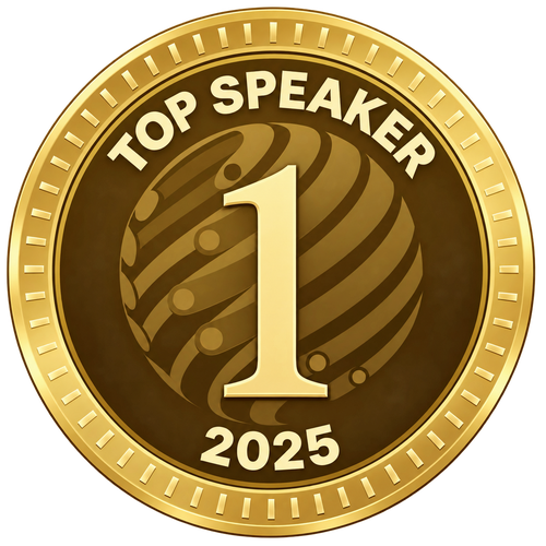 Top Speaker — #1 Gold Award (2025)