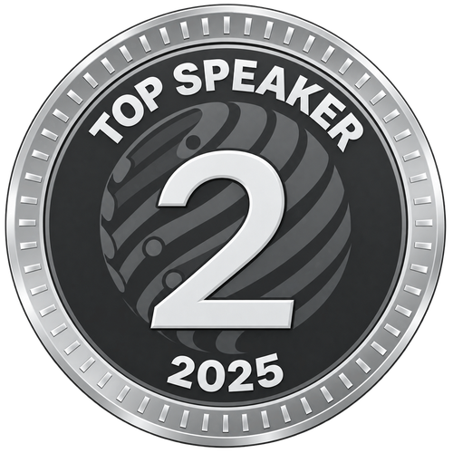 Top Speaker — #2 Silver Award (2025)