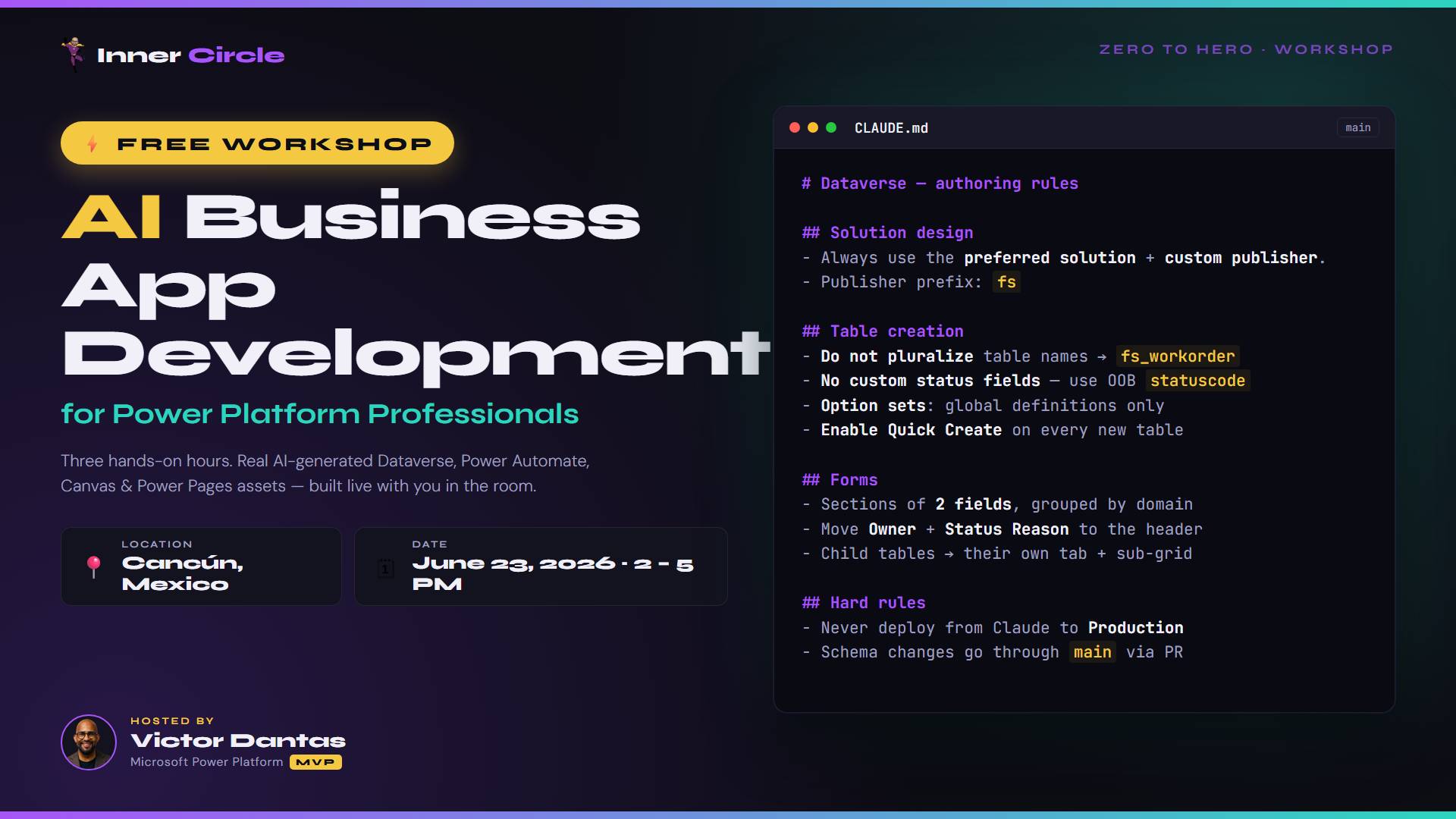 AI Business Application Development Workshop - Cancun